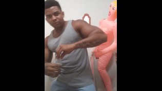 Diaper Man gets tipsy 3 some