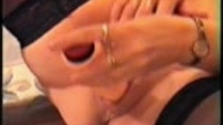 Homemade mature with dildo