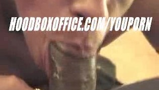 Black Granny lets me cum in her mouth