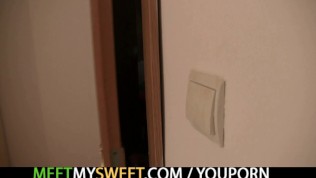 His old mom and dad tricks her into family 3some