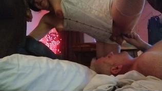 Grinding My Big Clit on his Face