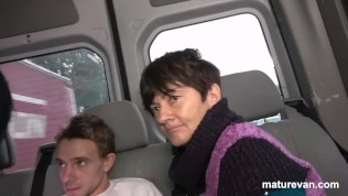 Mature BFFs sharing an innocent cock