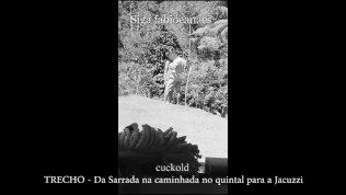 Trecho da Sarrada do passeio no quintal e o amante fode a hotwife