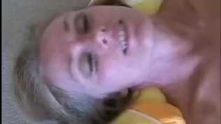 skinny granny is a big load whore