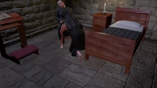 Nun has a night of prayer and lust