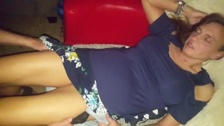 MILF’s pussy eaten by hubby’s Friend