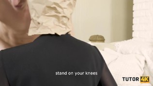 TUTOR4K. Stupid boy is bad at Russian but he is good at sex with tutor