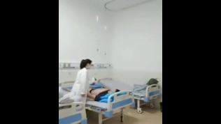 Nurse and patien