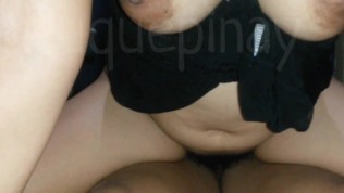 Pinay Single Mom nagpatira kay kumpare habang wala ang asawa Part 2