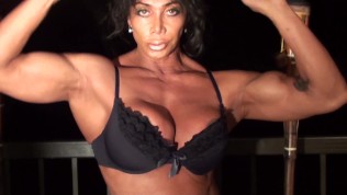 On The Patio Erotic Dance and Pec Flexing by LDR